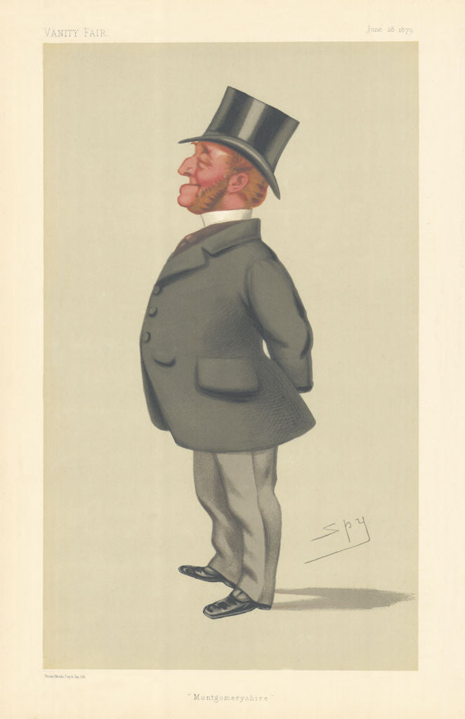 VANITY FAIR SPY CARTOON Charles Watkin Williams-Wynn 'Montgomeryshire' 1879